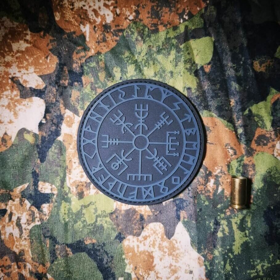 Vegvisir Patch Black & Blue